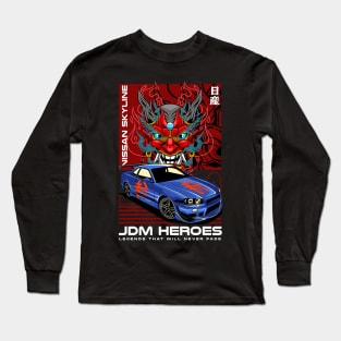 Skyline X Oni Mask Long Sleeve T-Shirt